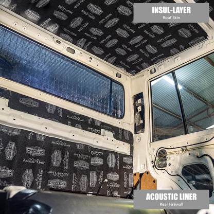 Car Builders Sound Deadening Kit to suit Toyota LandCruiser 79 Series Dual Cab