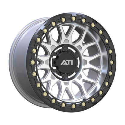 AT-01 17X8.5 HYBRID BEADLOCK WHEEL - MACHINED (5X150)