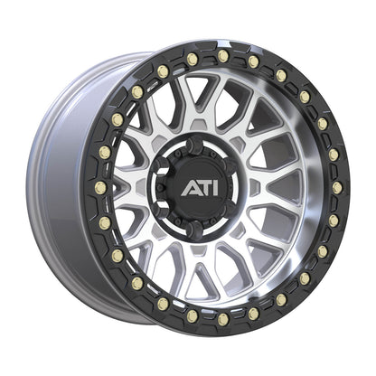 AT-01 17X8.5 HYBRID BEADLOCK WHEEL - MACHINED (5X150)