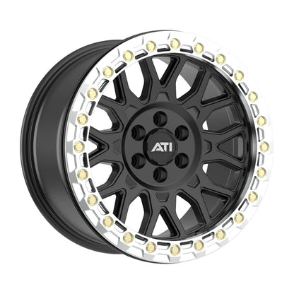 AT-01 17X8.5 HYBRID BEADLOCK WHEEL - BLACK (6X114.3)