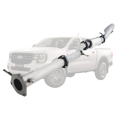TrackReady Stainless 3.5" DPF Back Exhaust for Ford Ranger 3.0L PY Next Gen 2022+