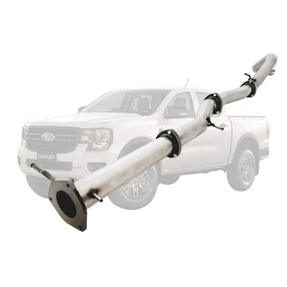TrackReady Stainless 3.5" DPF Back Exhaust for Ford Ranger 3.0L PY Next Gen 2022+
