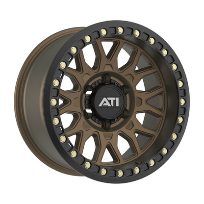 AT-01 17X8.5 HYBRID BEADLOCK WHEEL - BRONZE (6X139.7)