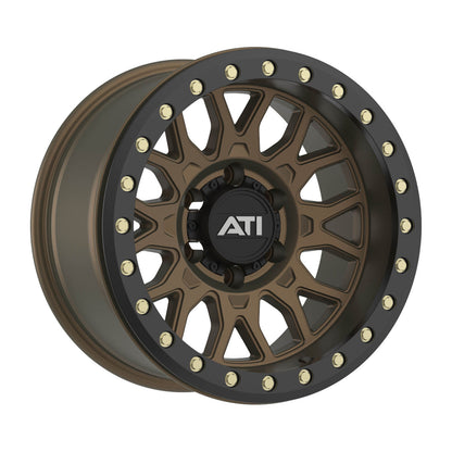 AT-01 17X8.5 HYBRID BEADLOCK WHEEL - BRONZE (6X139.7)