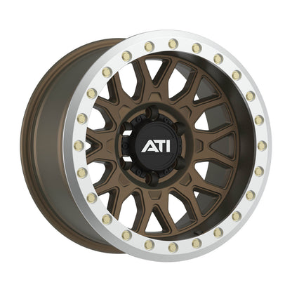 AT-01 17X8.5 HYBRID BEADLOCK WHEEL - BRONZE (6X139.7)
