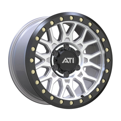 AT-01 17X8.5 HYBRID BEADLOCK WHEEL - MACHINED (6X139.7)