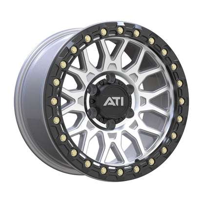 AT-01 17X8.5 HYBRID BEADLOCK WHEEL - MACHINED (6X139.7)
